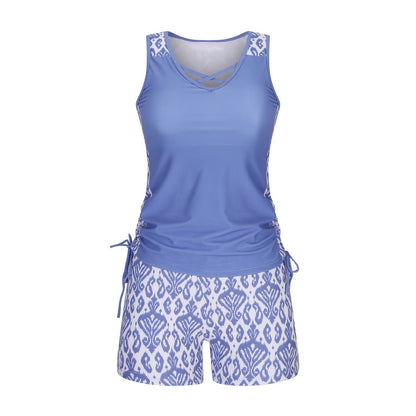 Tankini Geometrische Print Badpak