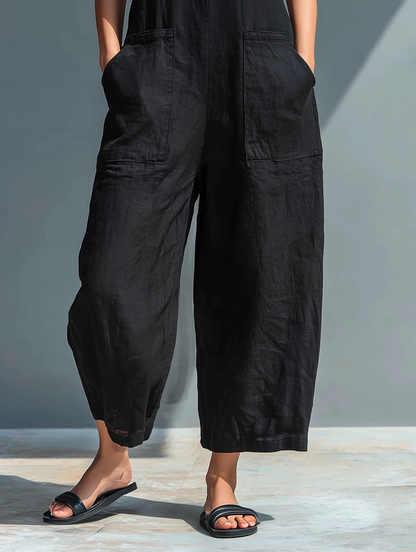 Lotty -- Mouwloze minimalistische jumpsuit