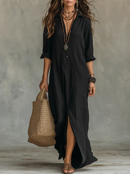 Trudy | Flatterende Maxi Jurk