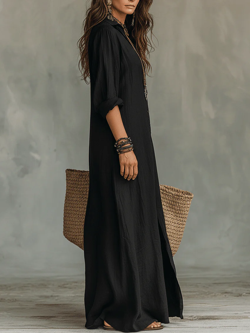 Trudy | Flatterende Maxi Jurk