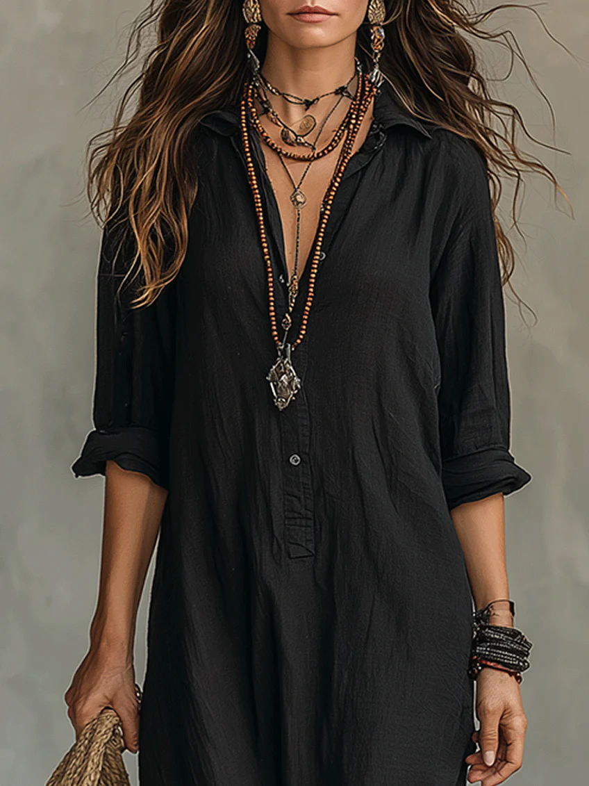 Trudy | Flatterende Maxi Jurk