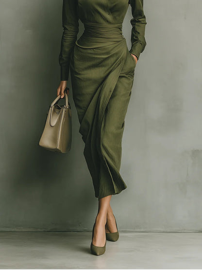 Jennifer - Elegante Maxi Aansluitende Jurk