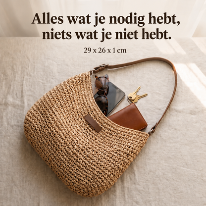 Zita | Elegante Gevlochten Schoudertas
