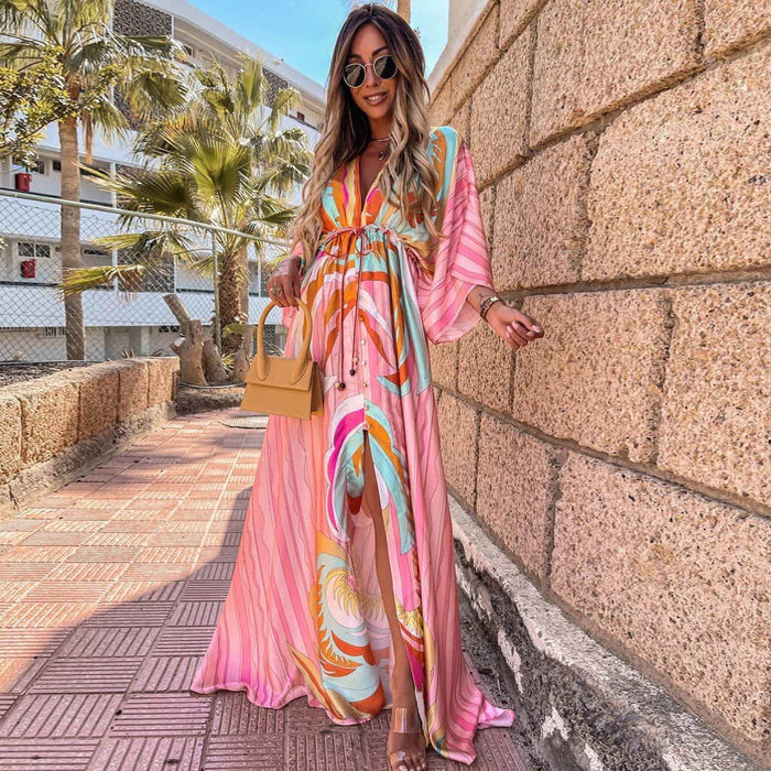 Daria - Vakantie Kaftan Jurk