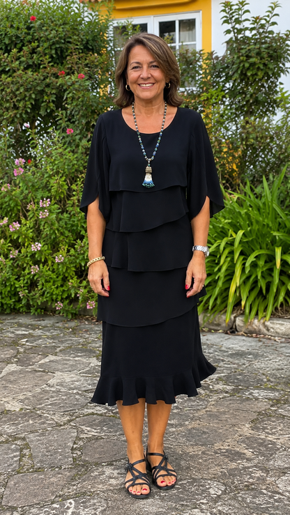 Sofia – Elegante en vloeiende jurk met ruffles
