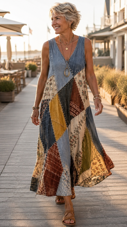 Tessa | Vintage Casual Jurk