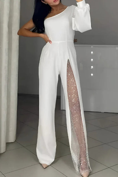 Soof | Elegante jumpsuit met glanzende details