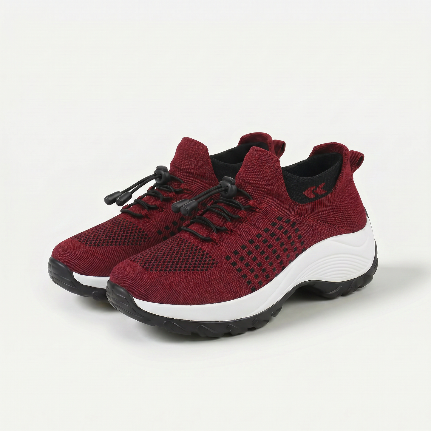 Ambulo Komfortschoenen Breisel - Zwart Rood