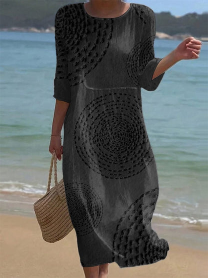 Améliane™ — Elegante midi-jurk met delicate details
