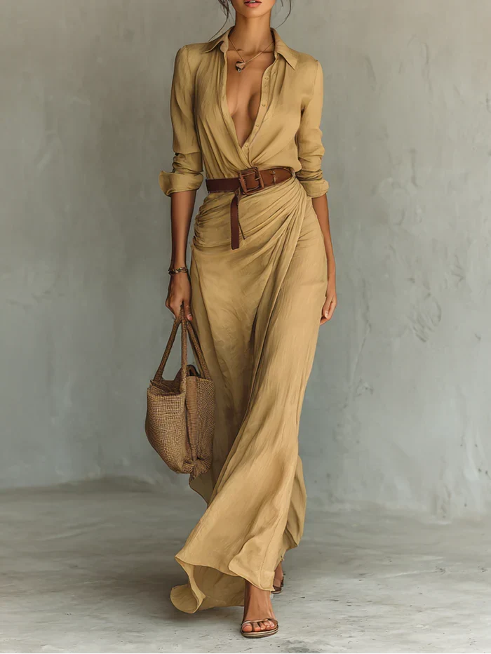 VICTORIA | Lange casual jurk