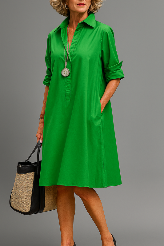 Shirley - Elegante Midi Jurk