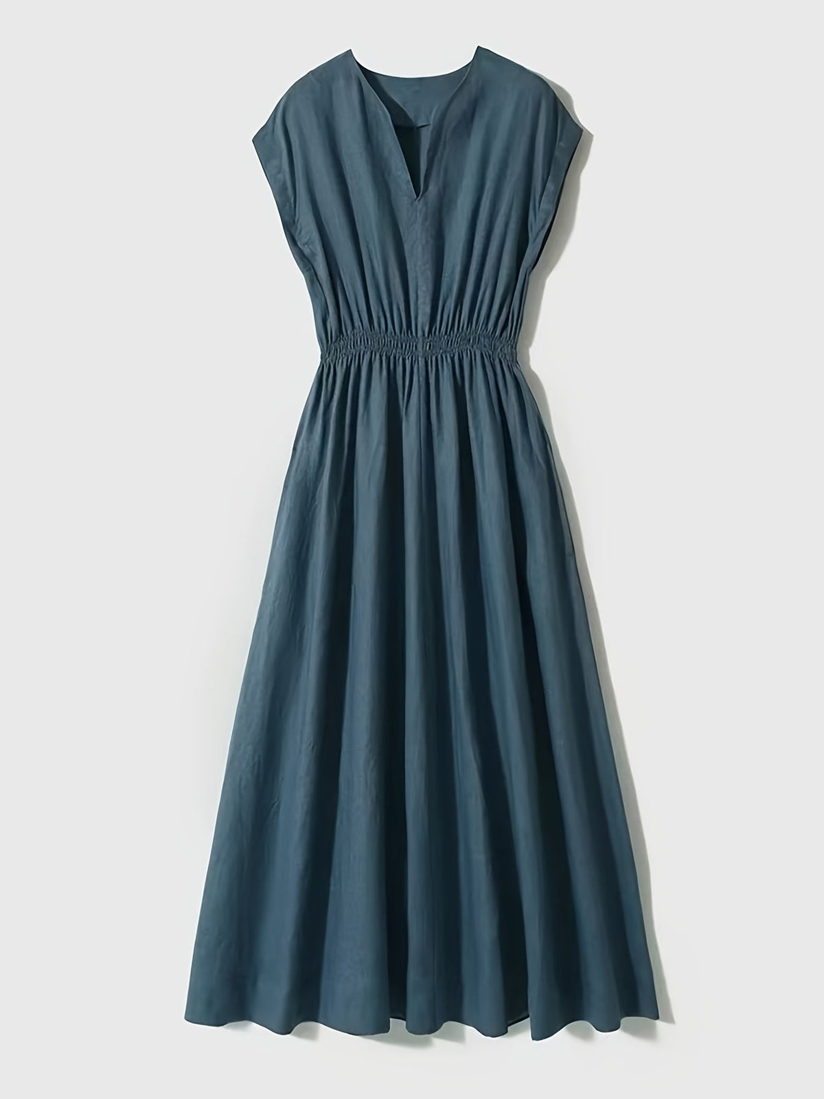Lina — Vloeiende en elegante linnenmix jurk