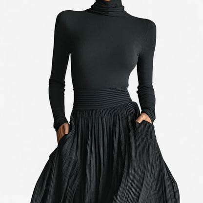 Sofie - Maxijurk met hoge taille