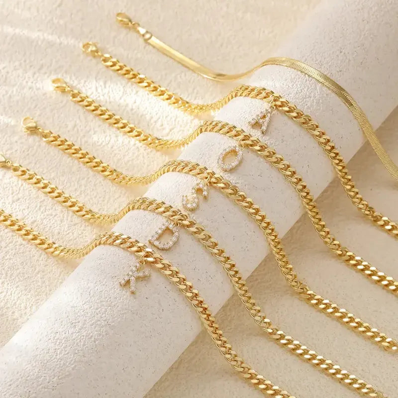 Ariane - Enkelketting-set met letter - een ideaal cadeau!