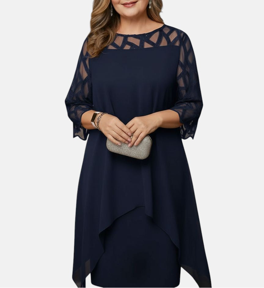 By Esmee - Elegante, comfortabele midi-jurk