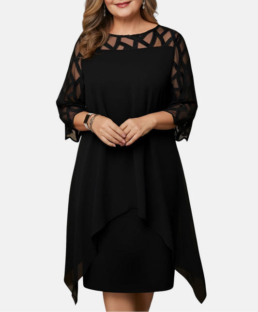 By Esmee - Elegante, comfortabele midi-jurk