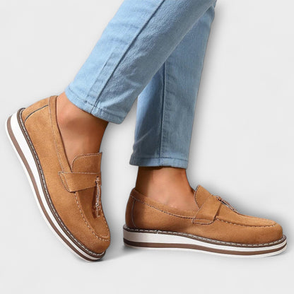 Ines - Casual mocassins met ronde neus