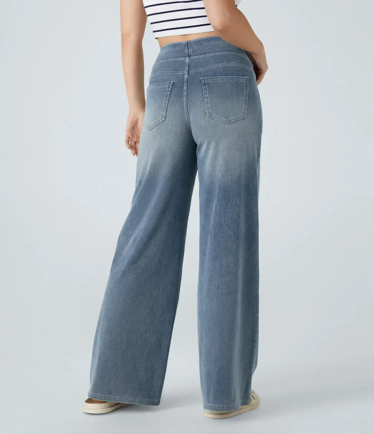 Tessa – Comfortabele jeans - broek met hoge taille en stretch
