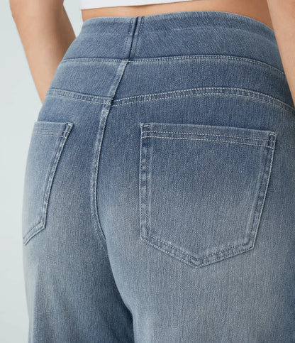 Tessa – Comfortabele jeans - broek met hoge taille en stretch