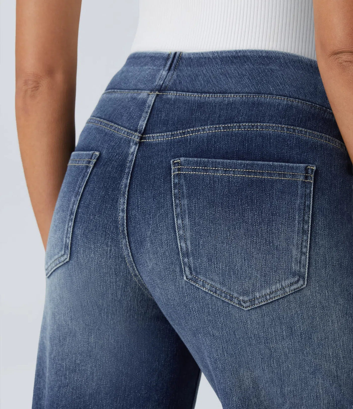 Tessa – Comfortabele jeans - broek met hoge taille en stretch