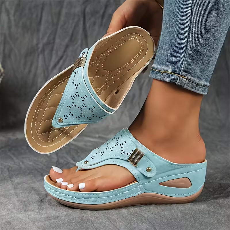 Andrea | Comfortabele en ondersteunende sleehak sandalen