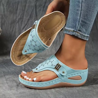 Andrea | Comfortabele en ondersteunende sleehak sandalen