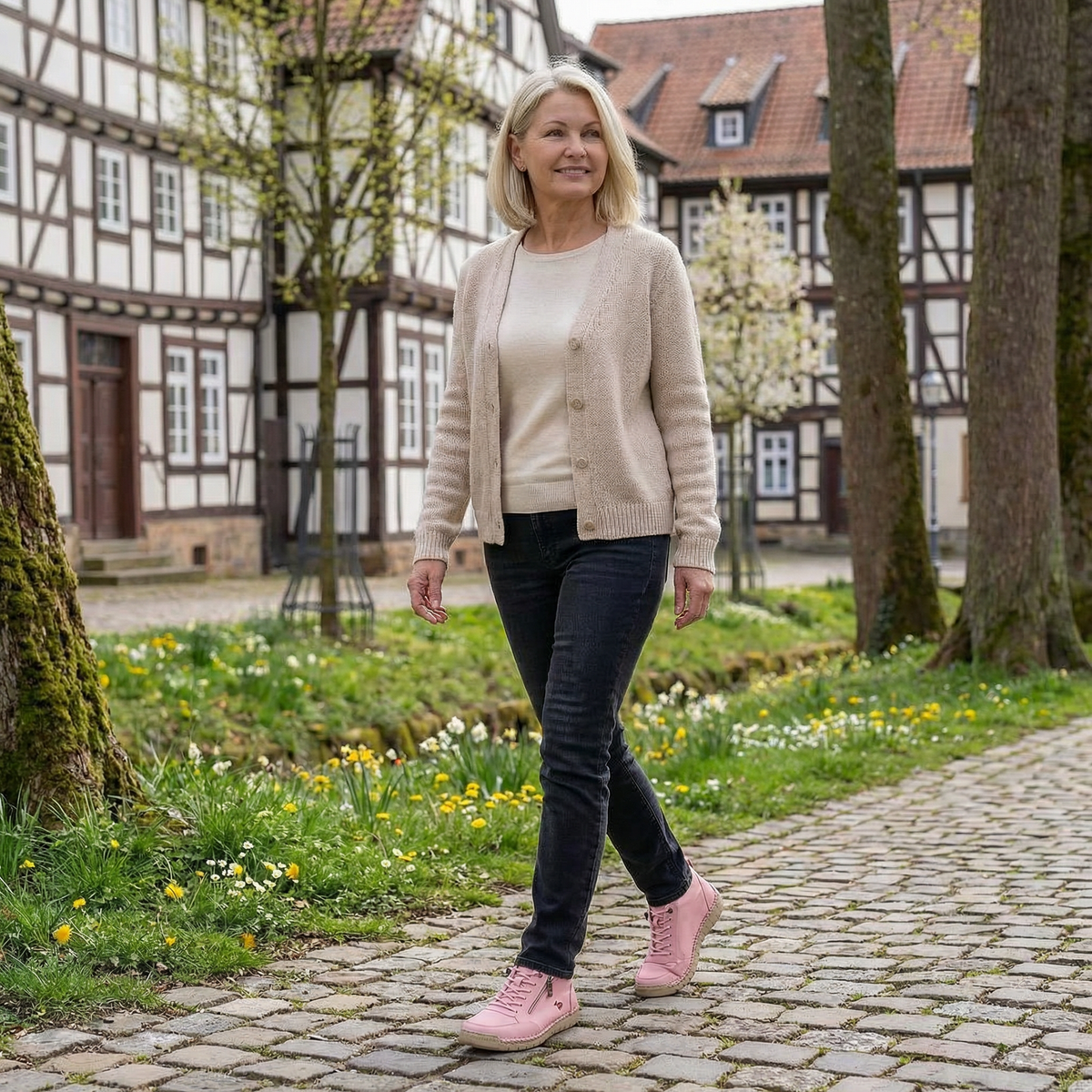 Mila – Comfortabele orthopedische Sneakers + Rits