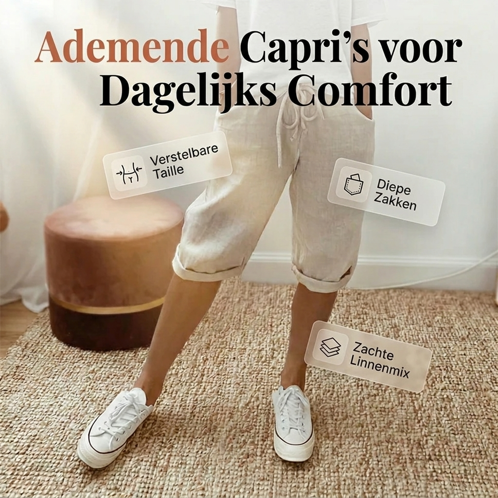 Julia | Katoen linnen Dames Shorts - 1+1 Gratis