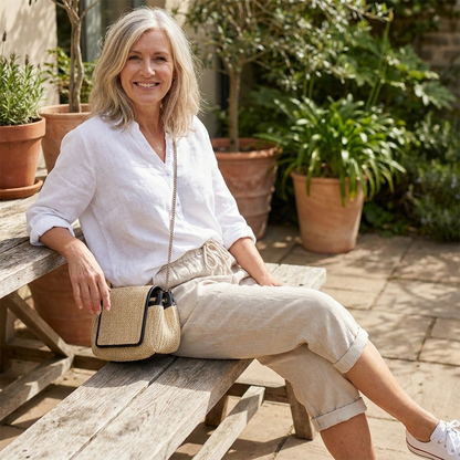 Julia | Katoen linnen Dames Shorts - 1+1 Gratis