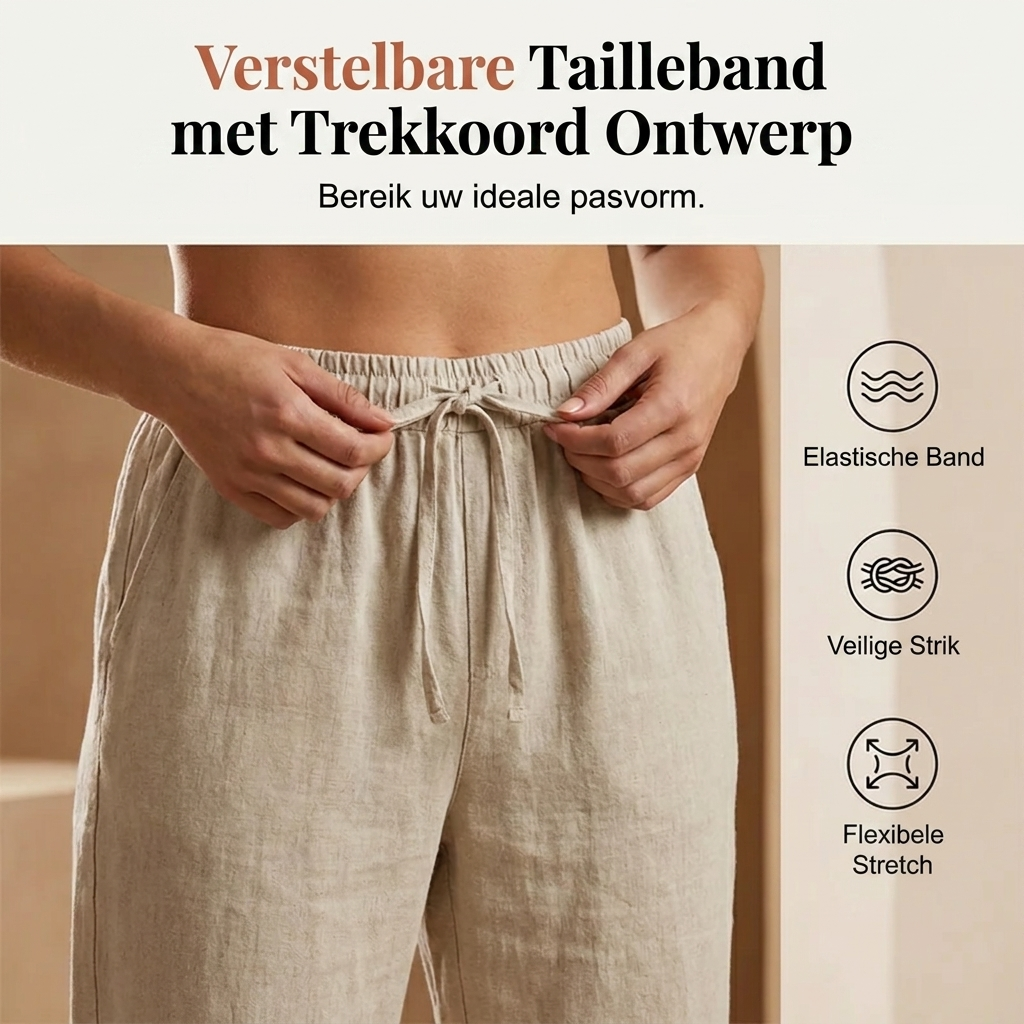 Julia | Katoen linnen Dames Shorts - 1+1 Gratis