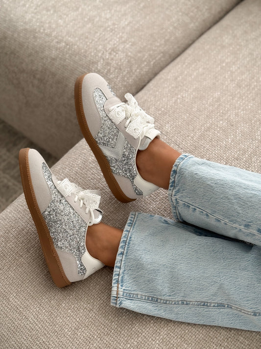 Sneakers « ANGIE » ZILVER