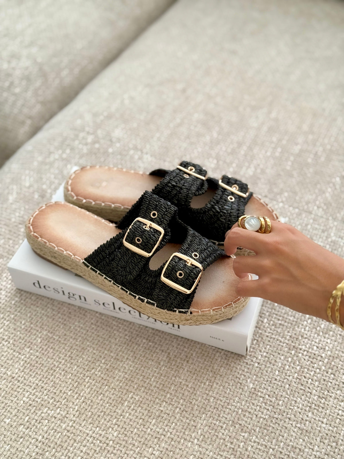 Sandalen « TALIA » ZWART