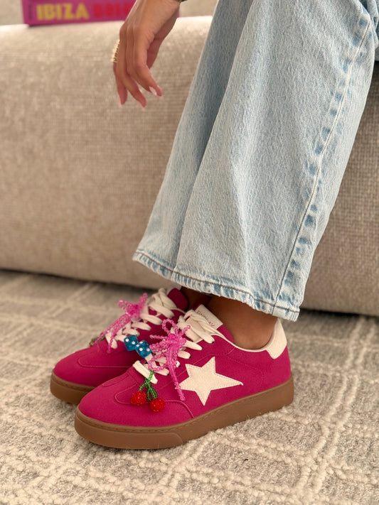 Sneakers « ESTELLE » FUCSHIA