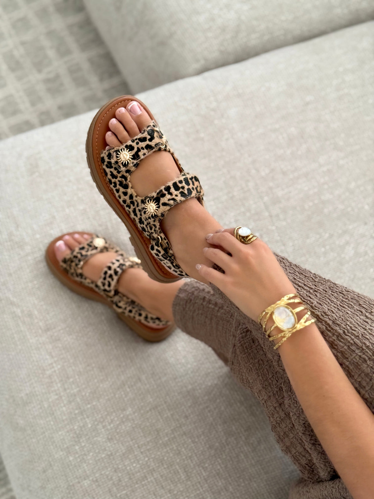 Sandalen « MARJORIE » LEOPARD