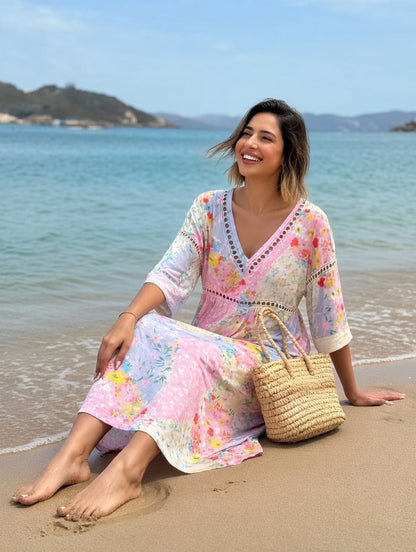 Lysiane™ — Vloeiende bloemenjurk met zomerse charme