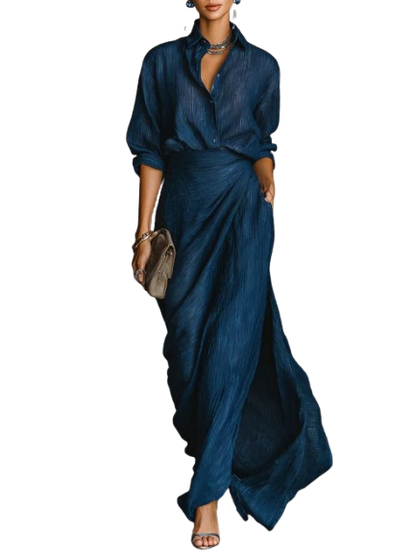 Simone · Set van blouse en lange rok