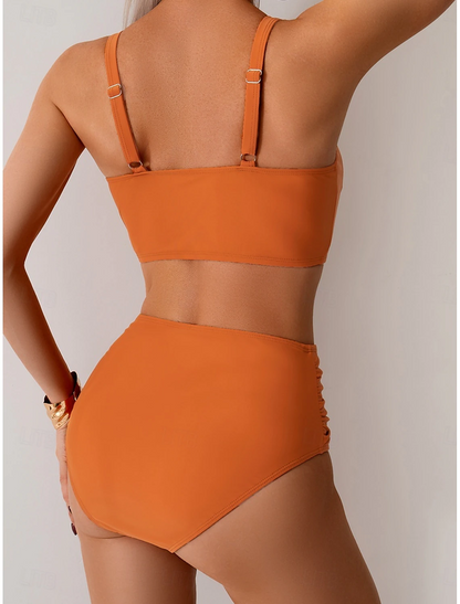 Daniela - Bikini van stof met plooien
