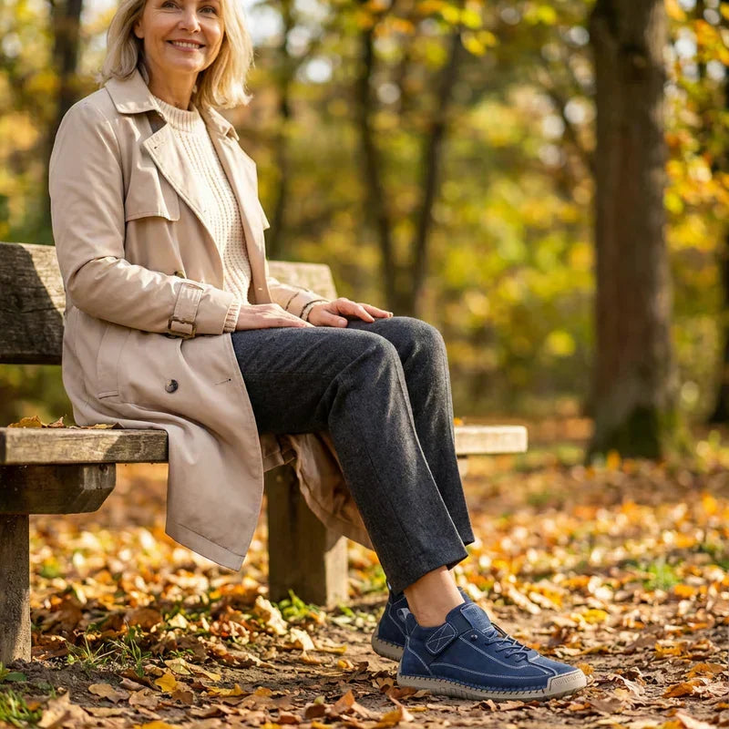 Gisela - Comfortabele orthopedische schoenen met leereffect