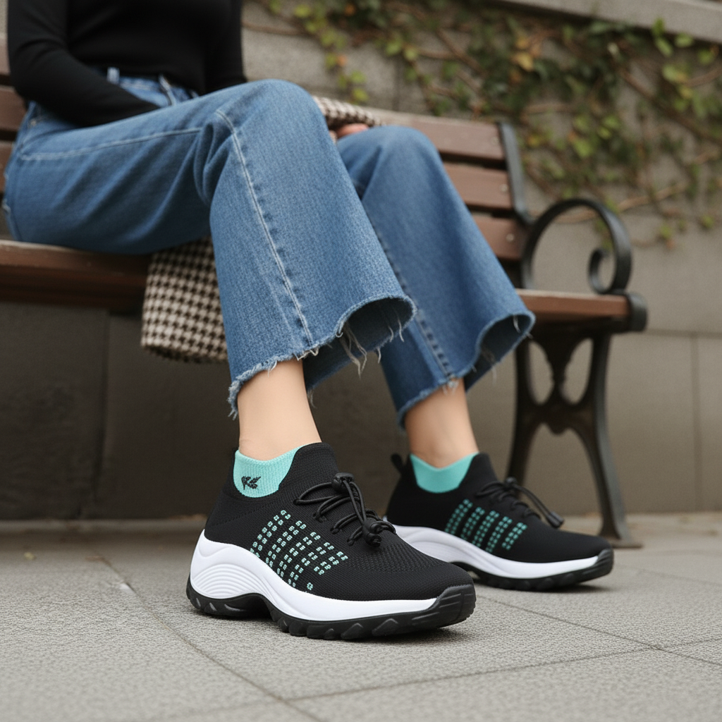 Ambulo Komfortschoenen Breisel - Groen Zwart