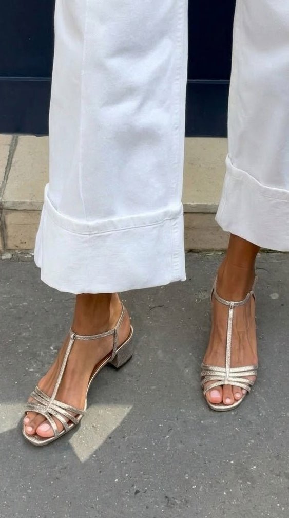 Alegre | Gouden sandalen: elegantie voor elke dag