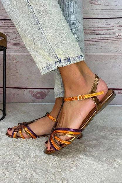Viviana | Sandalen in mediterrane kleuren
