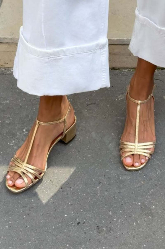 Alegre | Gouden sandalen: elegantie voor elke dag