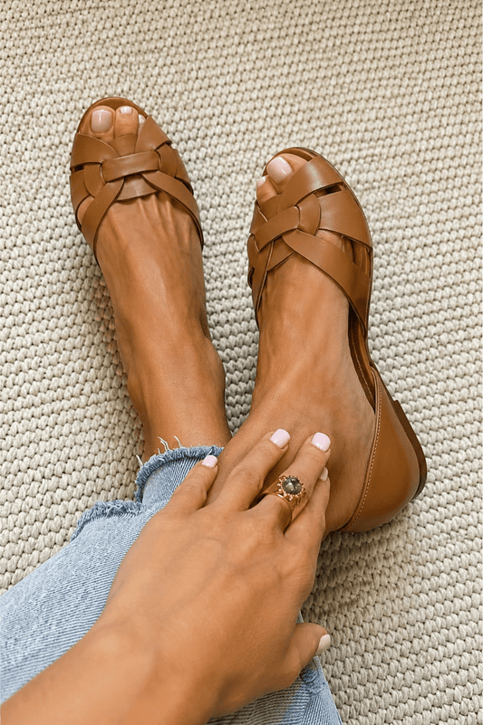 Serafina | Gevlochten sandalen
