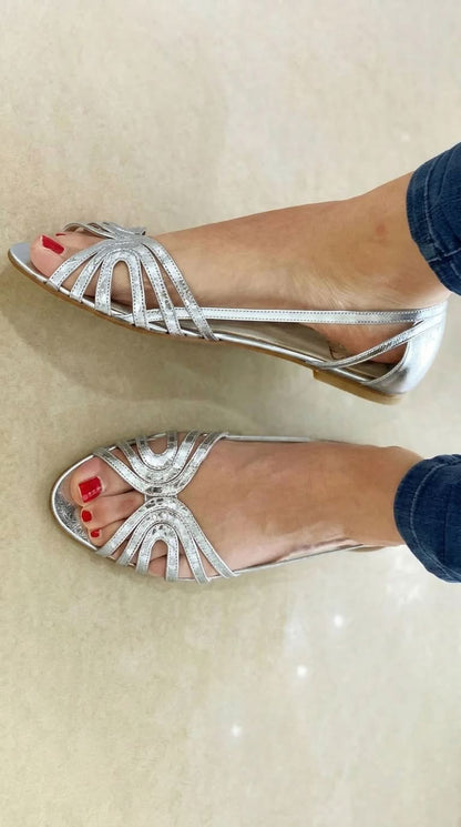 Eleonora | Gouden sandalen