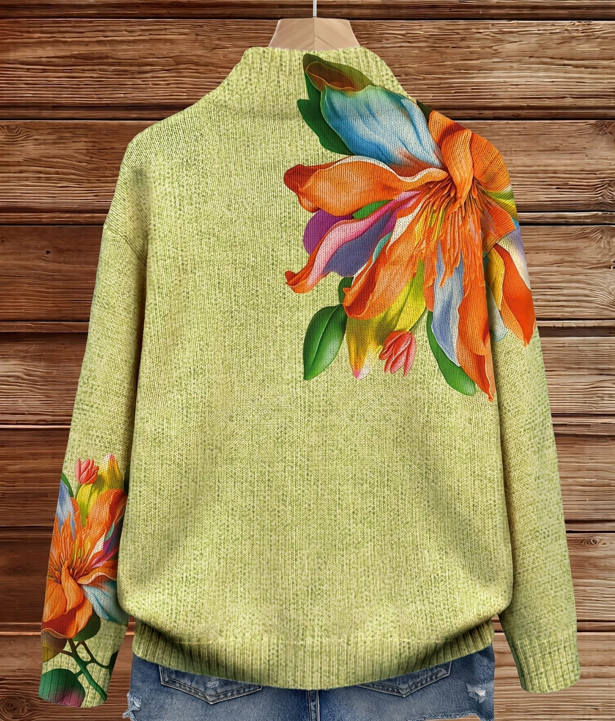 Sidonie™ | Levendige Tropische Lelie Bloemenprint