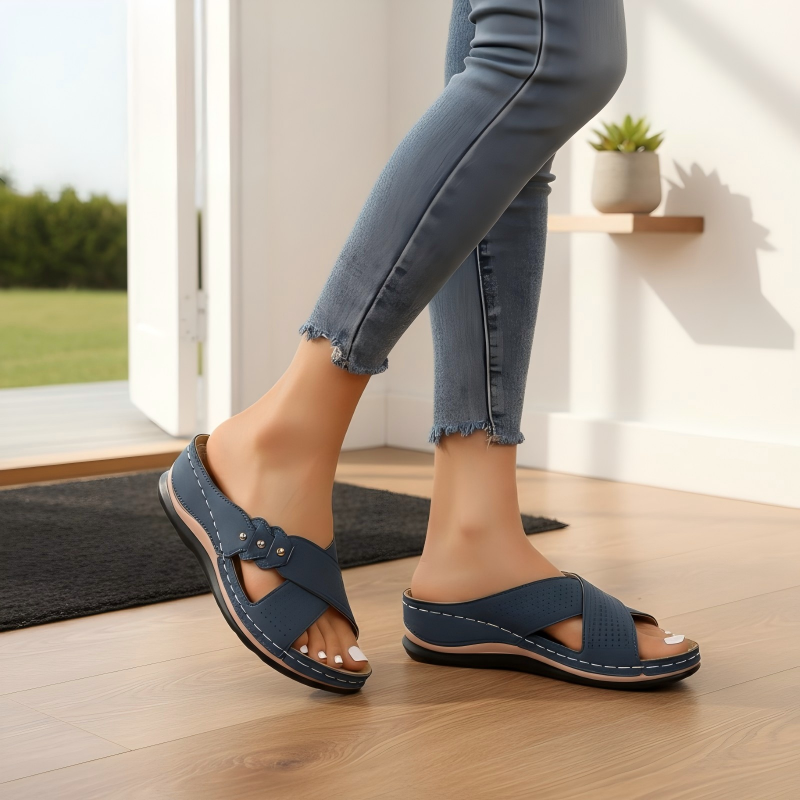 Comfora™ | Lichte en stabiele wedge sandalen voor comfort de hele dag