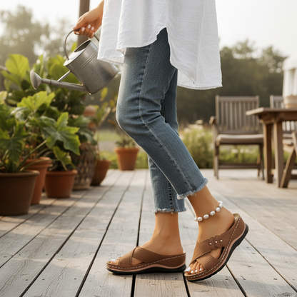 Comfora™ | Lichte en stabiele wedge sandalen voor comfort de hele dag