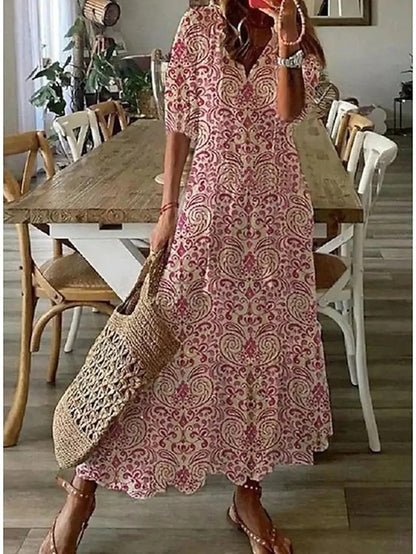 LUNA | EFFORTLESS BOHO MIDI JURK