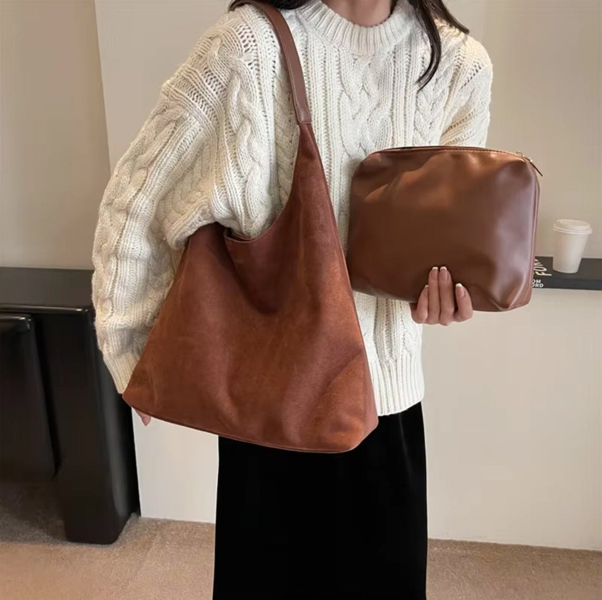 Emily - Suède handtas